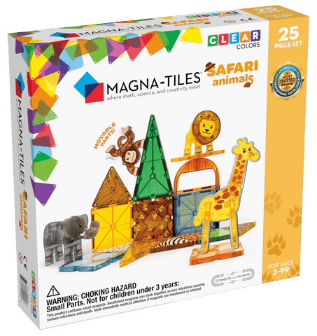 Magna-Tiles Safari Animals 25-Piece Set - The Milk Moustache
