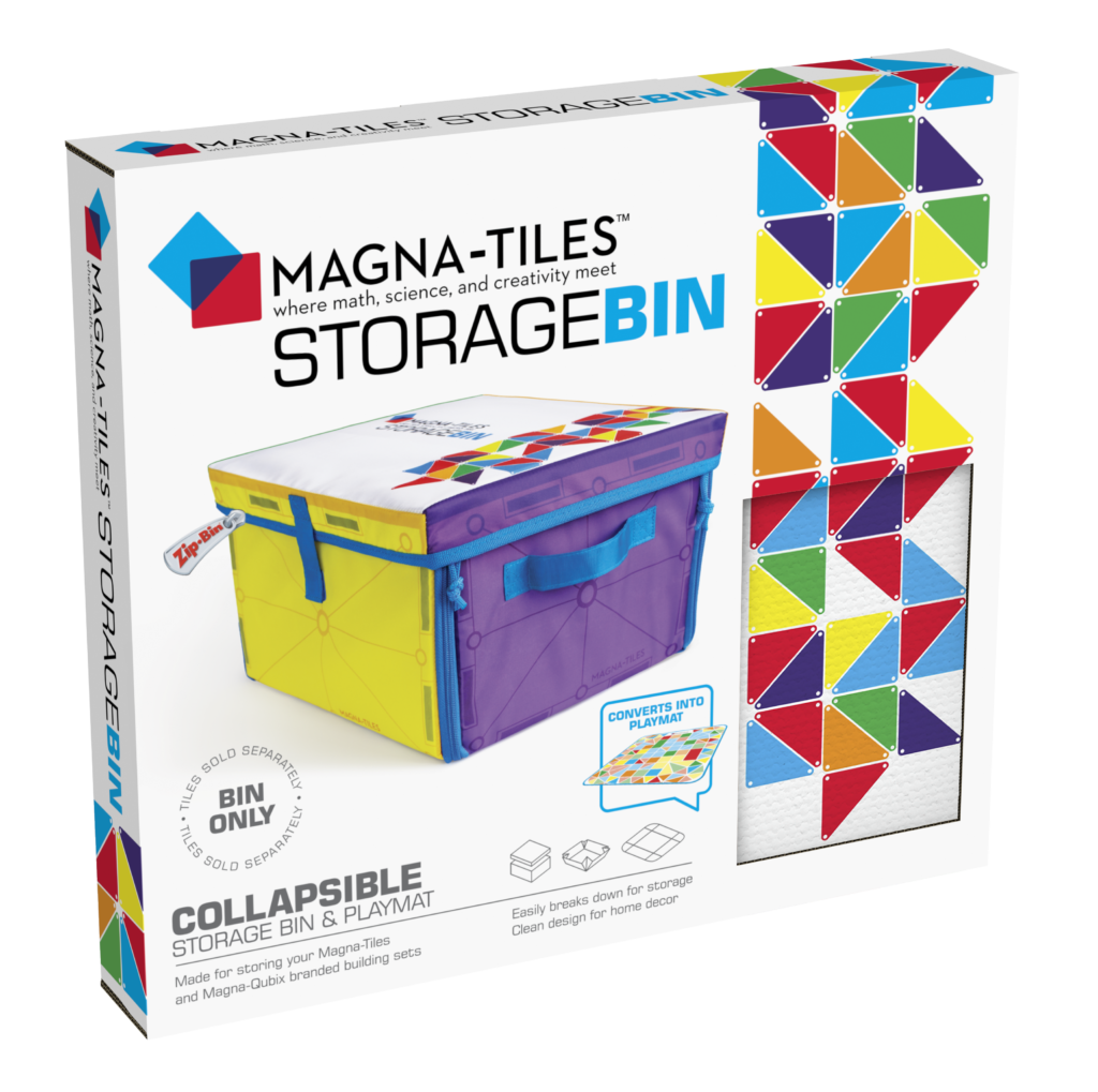 Magna-Tiles Storage Bin & Interactive Play-Mat - The Milk Moustache