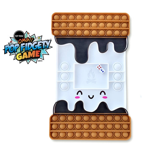 OMG! Pop Fidgety Bubble Popper Fidget Toy - S'More Game Board - The Milk Moustache