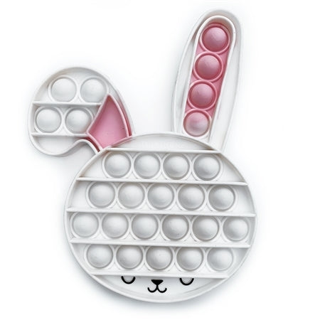 OMG! Pop Fidgety Bubble Popper Fidget Toy - White Easter Bunny - The Milk Moustache