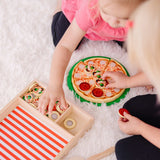 Wooden Pizza Party Play Food - The Milk Moustache