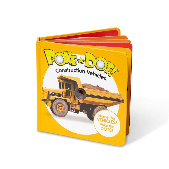 Poke-A-Dot Book : Construction Vehicles - The Milk Moustache