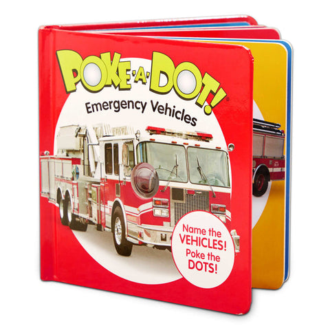 Poke-A-Dot Book : Emergency Vehicles - The Milk Moustache
