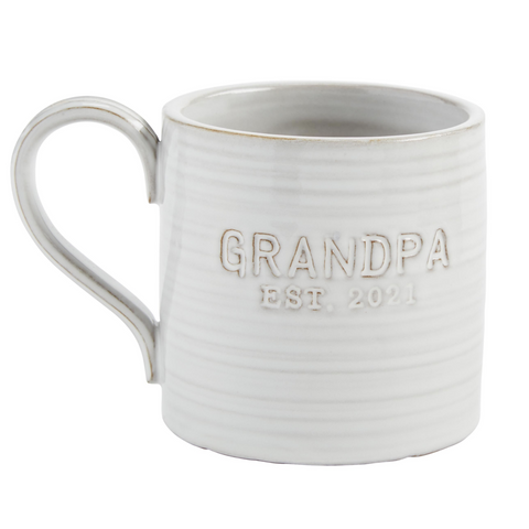 Grandpa Est. 2021 Coffee Mug - The Milk Moustache