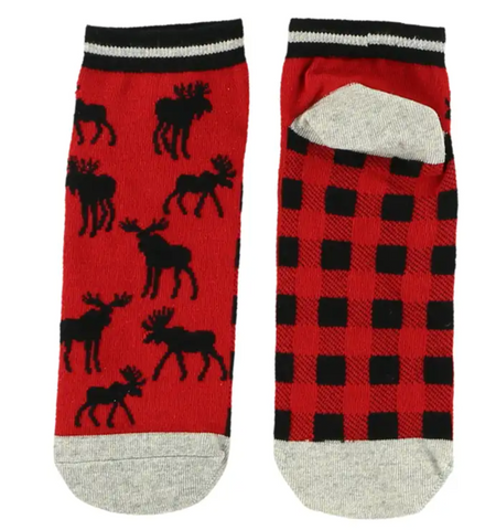 Classic Moose Adult Ankle Socks - The Milk Moustache