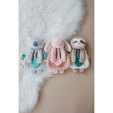 Itzy Ritzy - Plush with Silicone Teether Toy - Bunny - The Milk Moustache