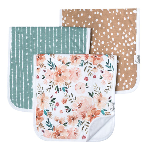 Copper Pearl Burp Cloth Set - Autumn - The Milk Moustache