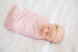 Copper Pearl Knit Swaddle Blanket - Lucy - The Milk Moustache