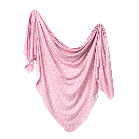 Copper Pearl Knit Swaddle Blanket - Lucy - The Milk Moustache