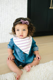 Copper Pearl Bandana Bib Set of 4 - Morgan - The Milk Moustache