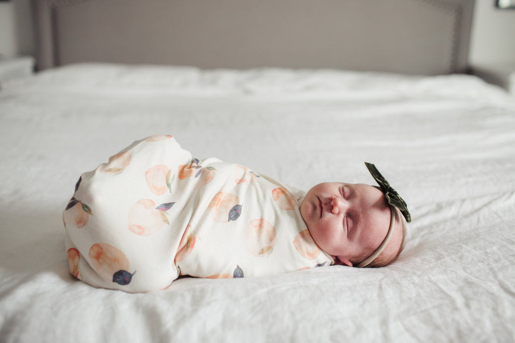 Copper pearl shop peach swaddle