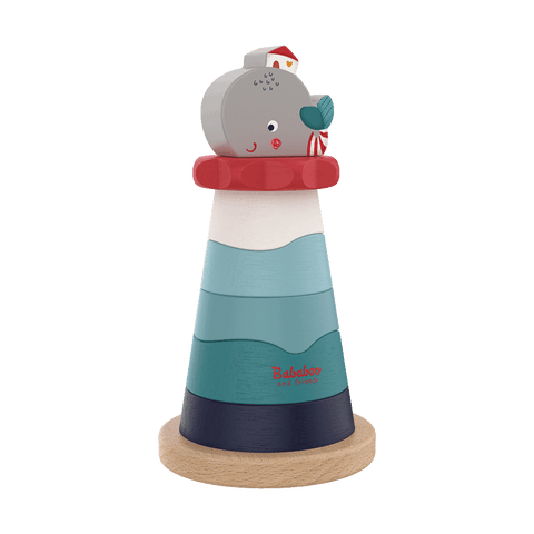 Bababoo Whale Wilma Stacking Toy - The Milk Moustache